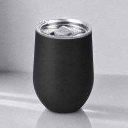 Подарочный набор с термокружкой и повербанком С2, 10000 mAh, черный