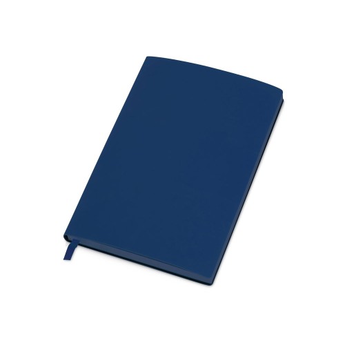 Подарочный набор с блокнотом С1, металлической ручкой и термокружкой, темно-синий