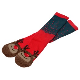 Набор носков с рождественской символикой в мешке мужские, 2 пары, красный