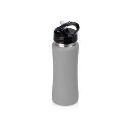 Подарочный набор с бутылкой для воды и повербанком С2, 10000 mAh, серый