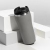 Подарочный набор с блокнотом С2, металлической ручкой и термокружкой, серый