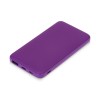 Подарочный набор c пластиковой ручкой, повербанком С2, 10000 mAh, фиолетовый