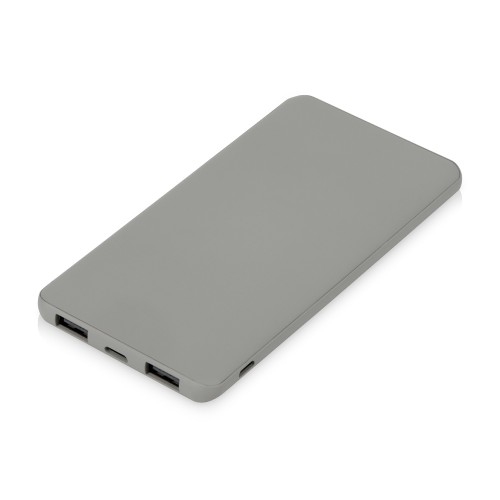 Подарочный набор с бутылкой для воды и повербанком С1, 5000 mAh, серый