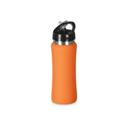 Подарочный набор с бутылкой для воды и повербанком С2, 10000 mAh, оранжевый