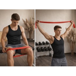 Набор спортивных резинок Crane, черный