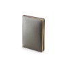 Ежедневник А5 датированный «Sidney Nebraska» 2025, серый (золотой обрез)
