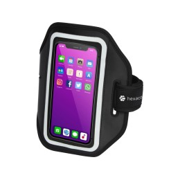 Браслет Haile для смартфона с отображением дисплея и прозрачным чехлом, черный