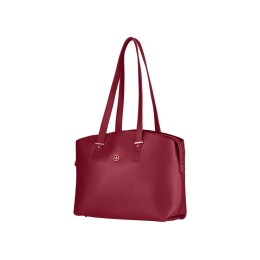 Сумка женская WENGER RosaElli с карманом для ноутбука 14", красная, полиэстер, 37 x29x19 см