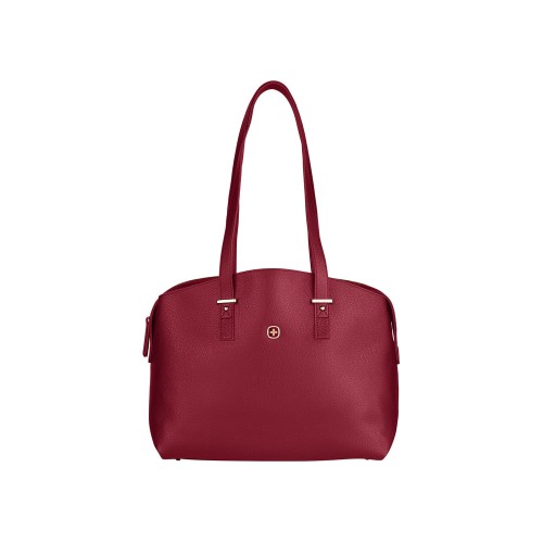Сумка женская WENGER RosaElli с карманом для ноутбука 14", красная, полиэстер, 37 x29x19 см