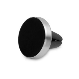 Магнитный держатель телефона для автомобиля "Magpin", черный/серебристый