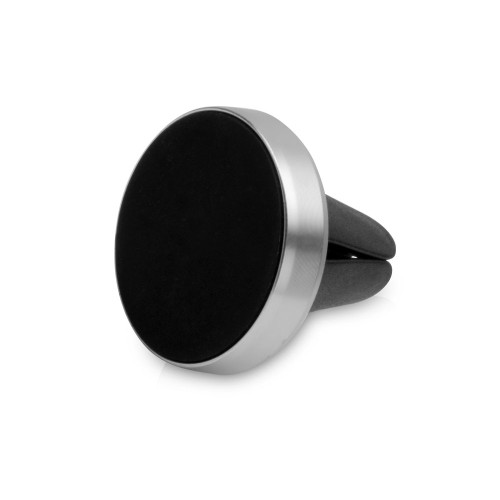 Магнитный держатель телефона для автомобиля "Magpin", черный/серебристый