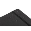Блокнот из моющегося крафта и каменной бумаги А5 "Fleekstone", гибкая обложка, черный