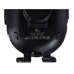 Автомобильное беспроводное зарядное устройство с датчиком "OptIQ Lite", 15 Вт, черный