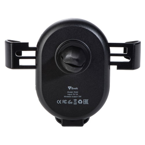 Автомобильное беспроводное зарядное устройство "Mobi", 5 Вт, черный