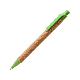 Ручка шариковая COMPER Eco-line с корпусом из пробки, натуральный/зеленое яблоко