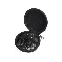 Беспроводные наушники «Get Up» с чехлом, черный