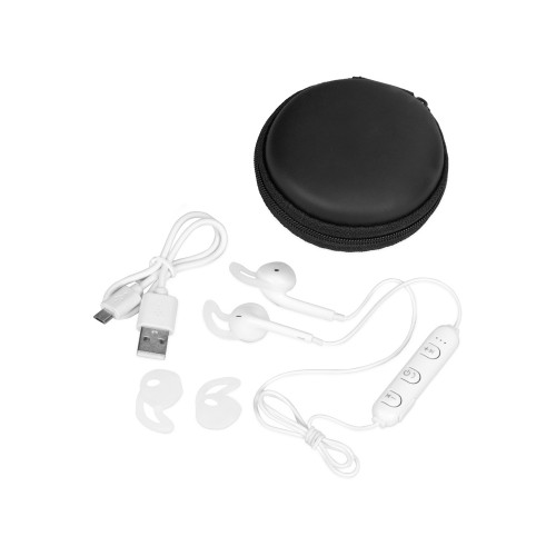Беспроводные наушники «Get Up» с чехлом, белый