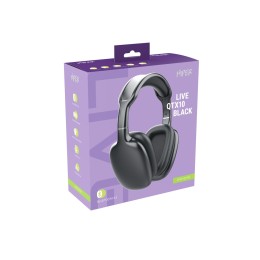 HIPER Наушники накладные Bluetooth HIPER Live черный HTW-QTX10