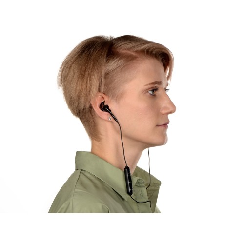 Беспроводные наушники «Get Up» с чехлом, черный