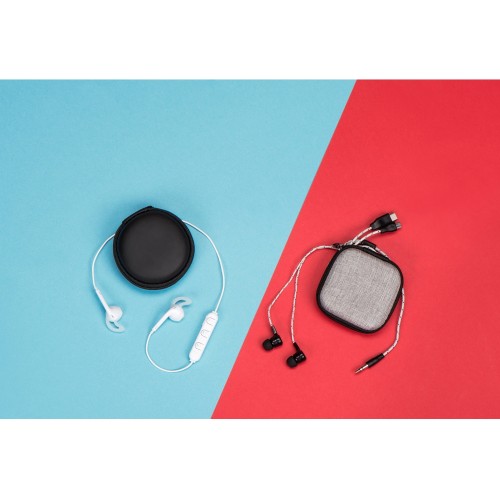 Беспроводные наушники «Get Up» с чехлом, белый