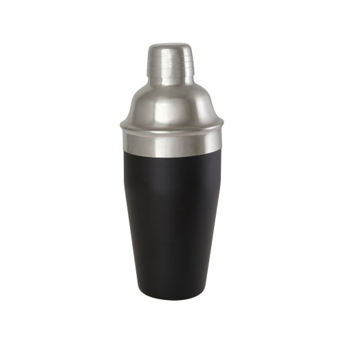Шейкер для коктейлей Gaudie из переработанной нержавеющей стали, сплошной черный