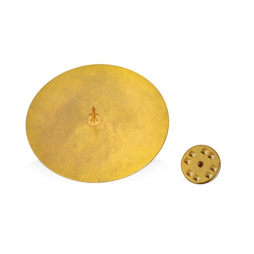 Значок металлический «Круг», золотистый