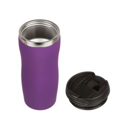 Термокружка "Double wall mug C1", soft touch, 350 мл, фиолетовый (Р)