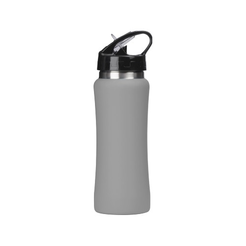 Бутылка для воды "Bottle C1", сталь, soft touch, 600 мл, серый