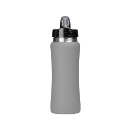 Бутылка для воды "Bottle C1", сталь, soft touch, 600 мл, серый
