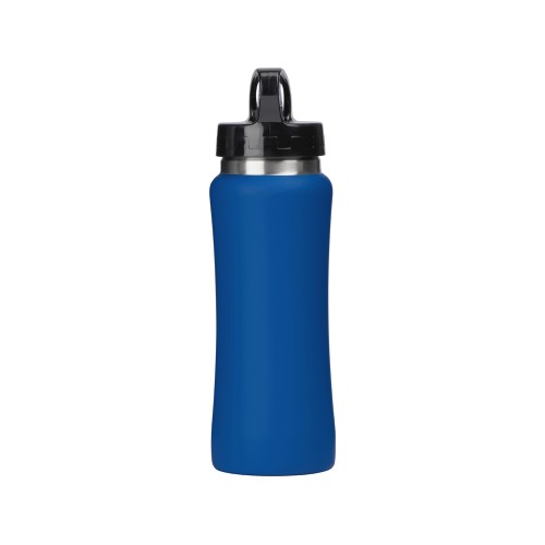 Бутылка для воды "Bottle C1", сталь, soft touch, 600 мл, синий