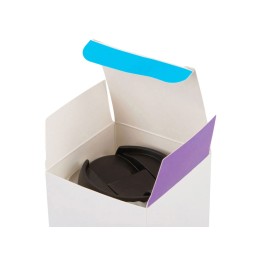 Термокружка "Double wall mug C1", soft touch, 350 мл, фиолетовый