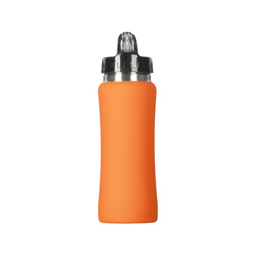 Бутылка для воды "Bottle C1", сталь, soft touch, 600 мл, оранжевый