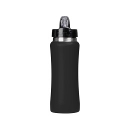Бутылка для воды "Bottle C1", сталь, soft touch, 600 мл, черный
