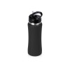 Бутылка для воды "Bottle C1", сталь, soft touch, 600 мл, черный