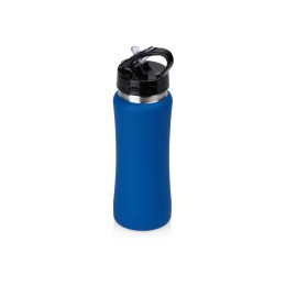 Бутылка для воды "Bottle C1", сталь, soft touch, 600 мл, синий
