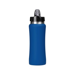 Бутылка для воды "Bottle C1", сталь, soft touch, 600 мл, синий