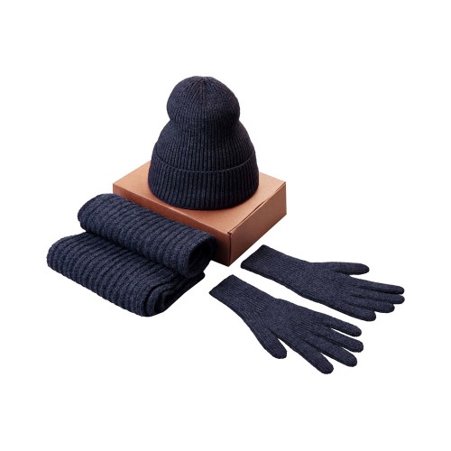 Подарочный набор  «Nordend», темно-синий меланж