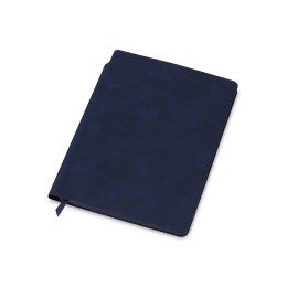 Подарочный набор с термобутылкой, блокнотом, ручкой и чаем, синий