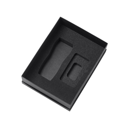 Подарочный набор c вакуумной термокружкой и повербанком С2, фиолетовый