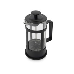 Подарочный набор с чаем, кружкой и френч-прессом "Чаепитие", черный