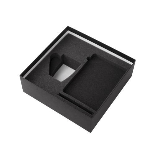 Подарочный набор с блокнотом С1, металлической ручкой и кружкой, белый