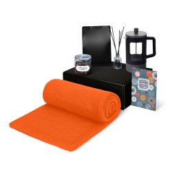 Подарочный набор «Re:y. Vive» с пледом, френч-прессом и кофе