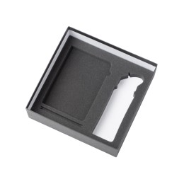 Подарочный набор c блокнотом C1, ручкой и бутылкой, серый