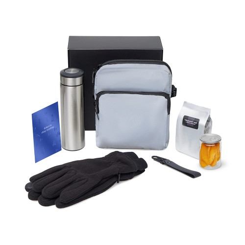 Подарочный набор «Re:m. Step»  с термосом, перчатками и сумкой
