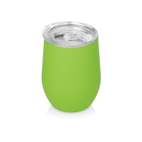 Подарочный набор с термокружкой и повербанком С2, 10000 mAh, зеленое яблоко