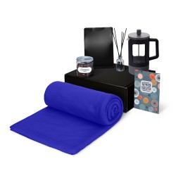 Подарочный набор «Re:y. Vive» с пледом, френч-прессом и кофе