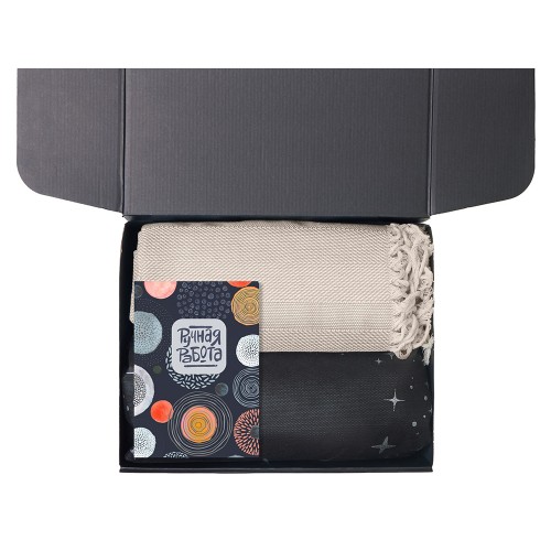 Подарочный набор «Re:y. Haven»  с пледом, кружкой и чаем