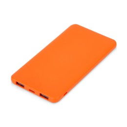 Подарочный набор c блокнотом С2, ручкой и повербанком 5000 mAh, оранжевый