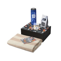 Подарочный набор «Re:y. Warm» с пледом, термосом и чаем