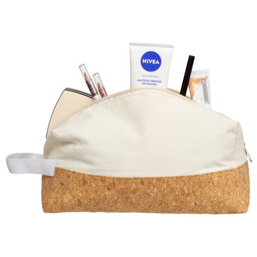 Подарочный набор с пилкой, бальзамом и расческой, белый